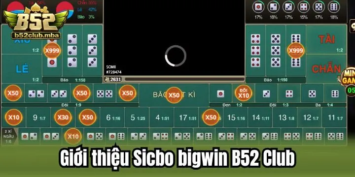 Sicbo bigwin B52 Club - Thiên đường cá cược siêu hot