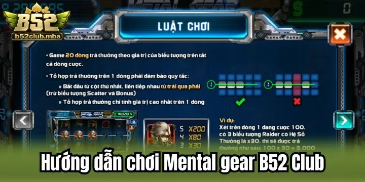 Quy tắc chơi Mental gear B52 Club từ A-Z dễ hiểu