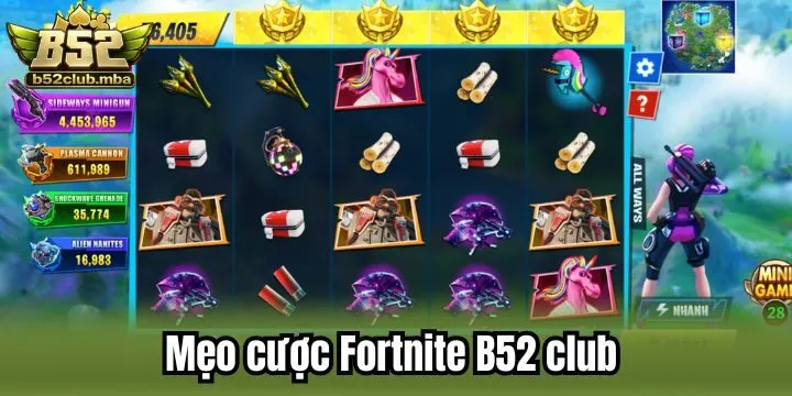 Mẹo chơi Fortnite B52 club không phải ai cũng biết