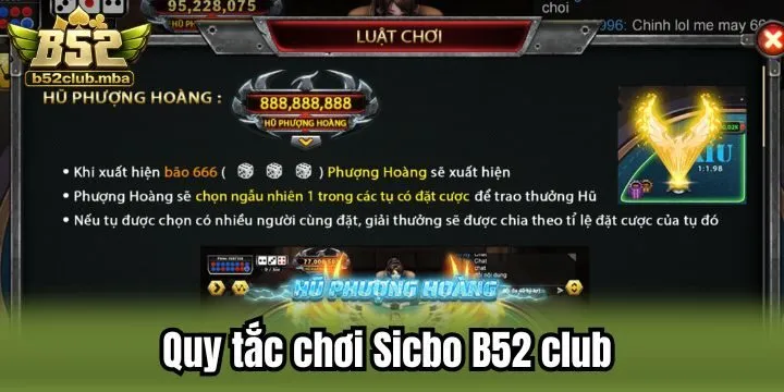 Luật chơi Sicbo B52 club từ a đến z dễ hiểu nhất